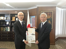 青木葛飾区長及び筒井葛飾区議会議長による表敬訪問 在ペナン日本国総領事館 青木葛飾区長及び筒井葛飾区議会議長による表敬訪問 在ペナン日本国総領事館